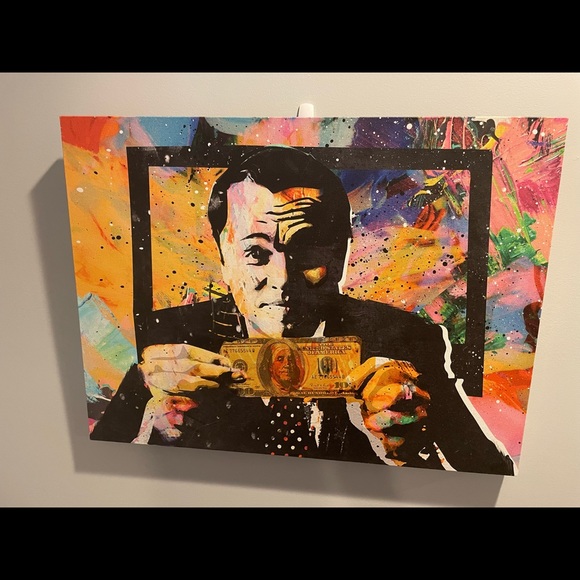 Wolf of Wall Street Painting